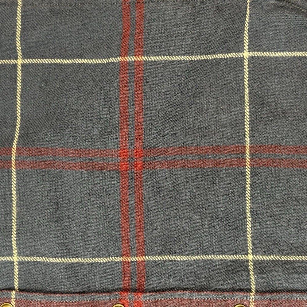 Vans Wayland III Flannel Shirt Medium Tailored Fit Navy Plaid‎ NWT - Picture 6 of 12